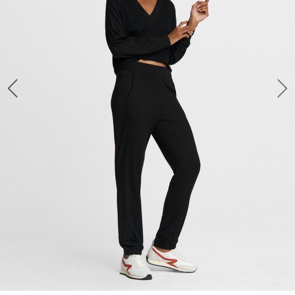 Like New! Black Knit Jersey Lounge Pants